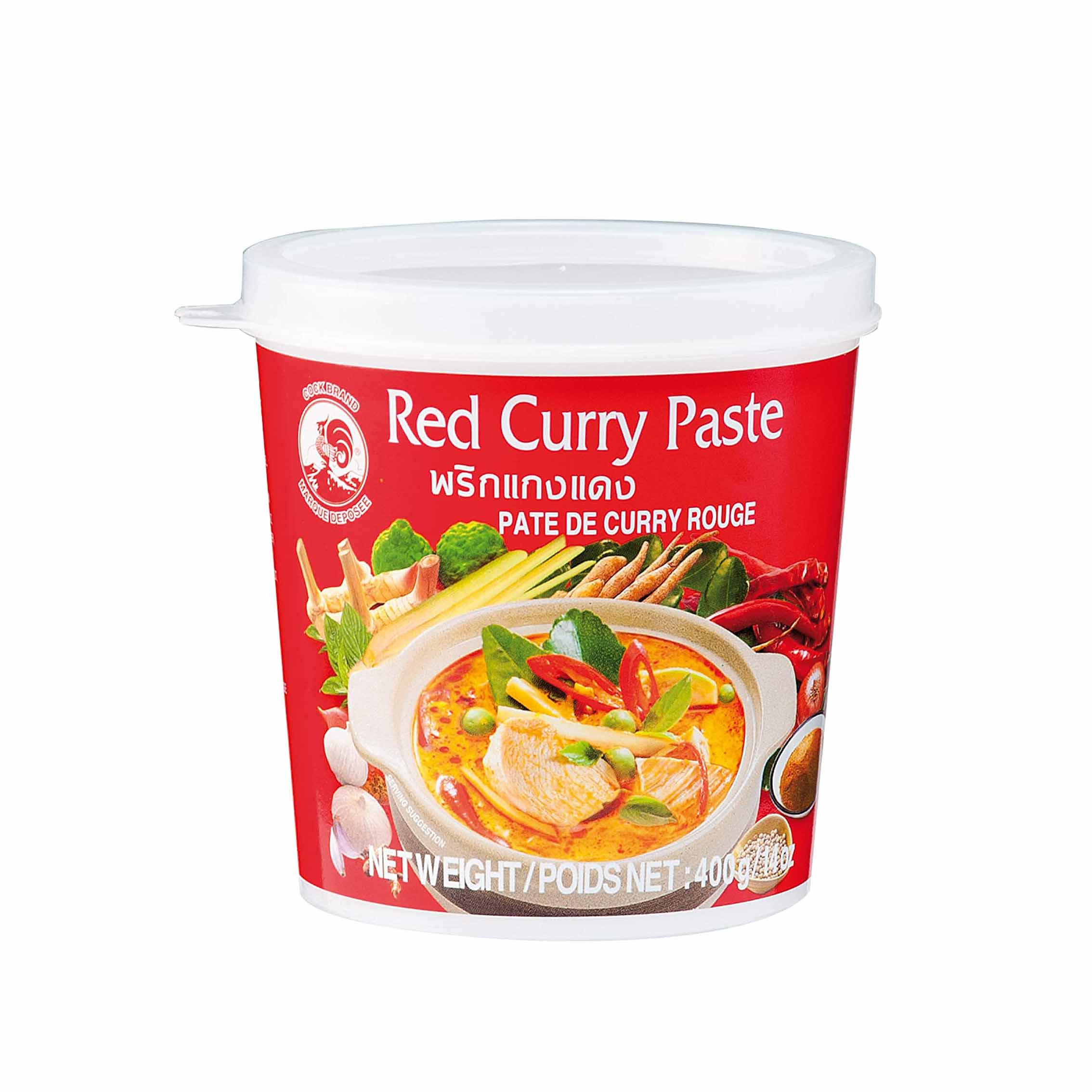 PASTA AL CURRY ROSSO 400GX24PZ 泰式红咖喱酱